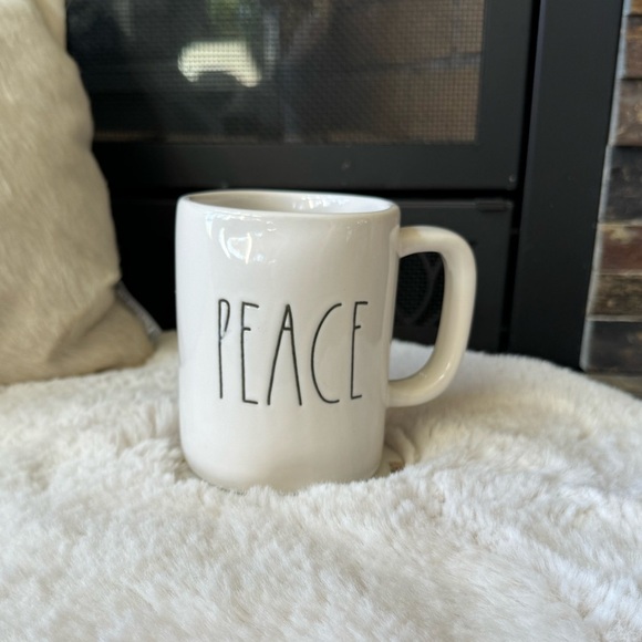 RAE Dunn “Peace”‎ Ceramic Coffee Cup - Picture 1 of 5